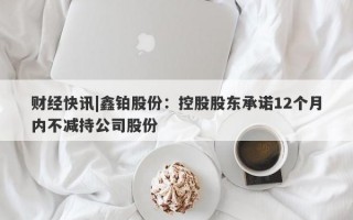 财经快讯|鑫铂股份：控股股东承诺12个月内不减持公司股份