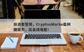 投资者警惕，CryptosMarke盈利图做秀，出金成难题！