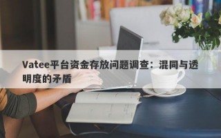 Vatee平台资金存放问题调查：混同与透明度的矛盾