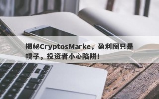 揭秘CryptosMarke，盈利图只是幌子，投资者小心陷阱！