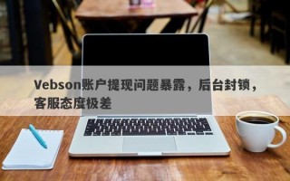 Vebson账户提现问题暴露，后台封锁，客服态度极差