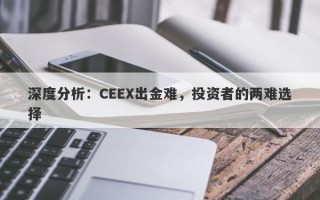 深度分析：CEEX出金难，投资者的两难选择