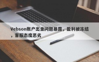 Vebson账户出金问题暴露，盈利被冻结，客服态度恶劣