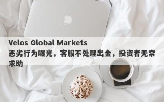 Velos Global Markets恶劣行为曝光，客服不处理出金，投资者无奈求助