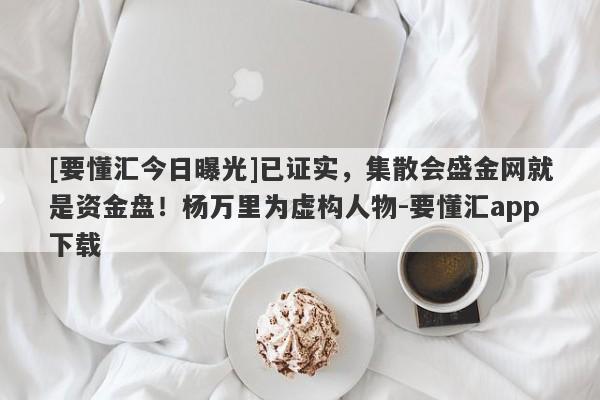 [要懂汇今日曝光]已证实，集散会盛金网就是资金盘！杨万里为虚构人物-要懂汇app下载-第1张图片-要懂汇圈网