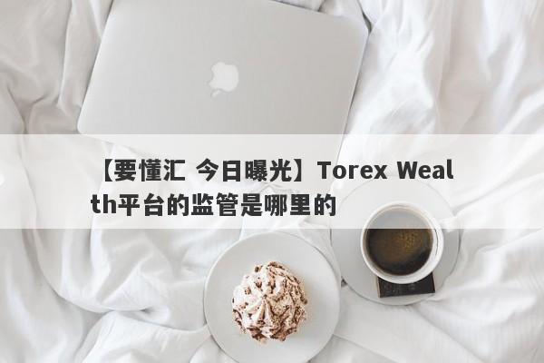 【要懂汇 今日曝光】Torex Wealth平台的监管是哪里的
-第1张图片-要懂汇圈网