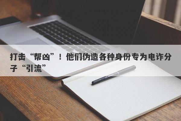 打击“帮凶”！他们伪造各种身份专为电诈分子“引流”-第1张图片-要懂汇圈网