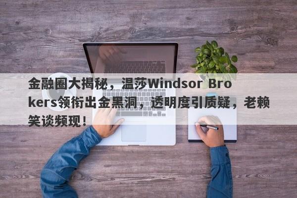 金融圈大揭秘，温莎Windsor Brokers领衔出金黑洞，透明度引质疑，老赖笑谈频现！-第1张图片-要懂汇圈网