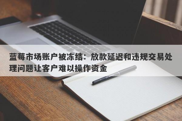 蓝莓市场账户被冻结：放款延迟和违规交易处理问题让客户难以操作资金-第1张图片-要懂汇圈网