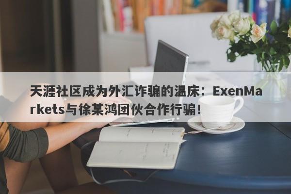 天涯社区成为外汇诈骗的温床：ExenMarkets与徐某鸿团伙合作行骗！-第1张图片-要懂汇圈网